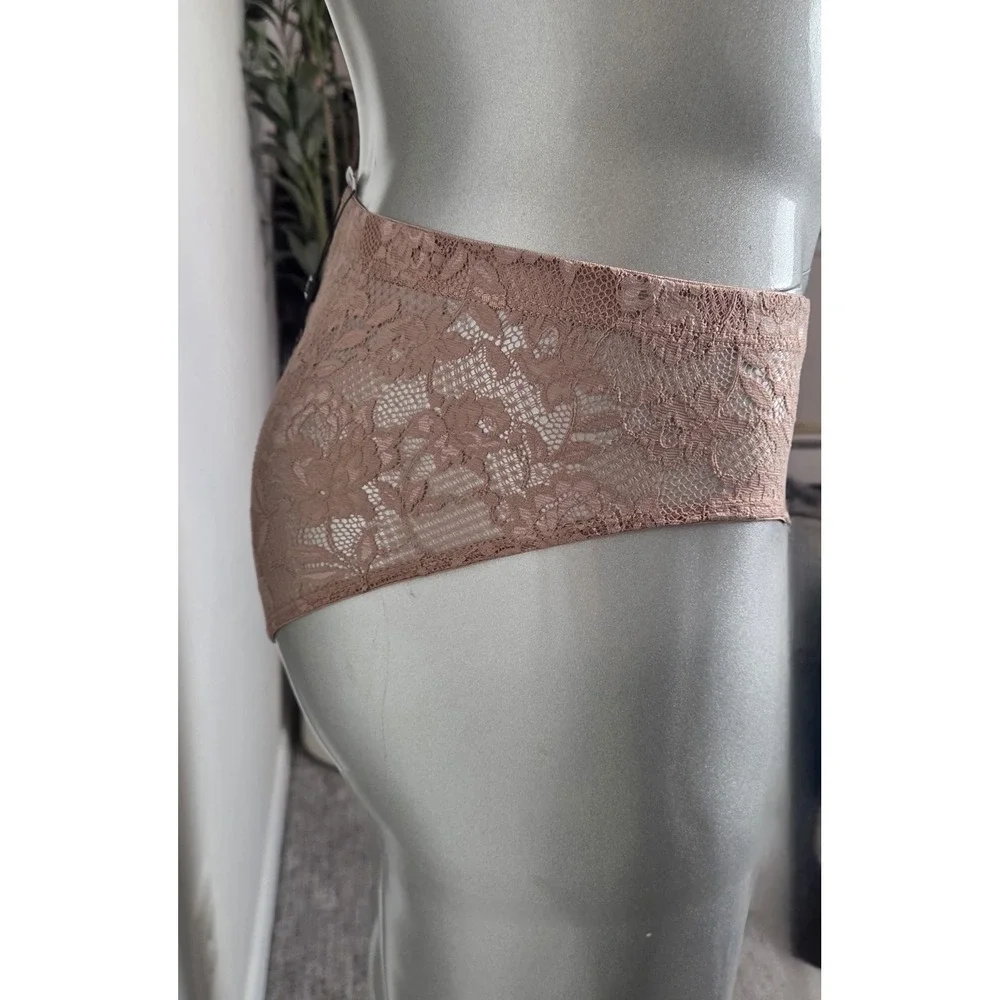Cosabella‎ Never Say Never Mens Lace Briefs Taupe Floral Low Rise Underwear NEW